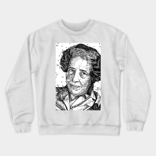 HANNAH ARENDT ink portrait .2 Crewneck Sweatshirt